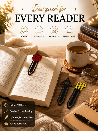 Harry Potter 3d Bookmarks