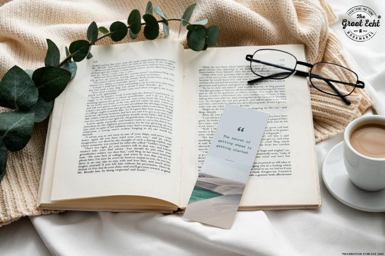 Bookmarks for Novels & Books - Set of 18 Aesthetic Designs Paper Bookmarks with Structured Coating The Perfect Gift for Bookworms, booklovers and Literature Enthusiasts (Both Side Printed)