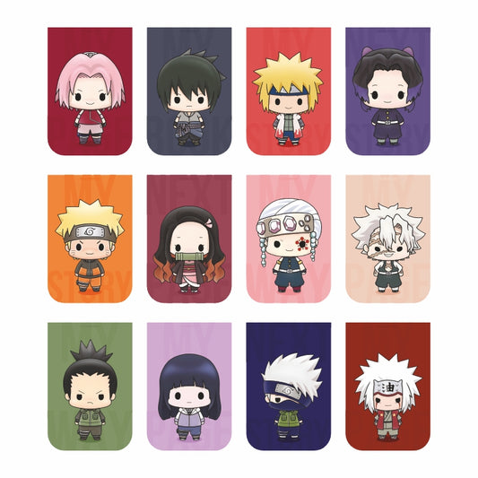 Anime Bookmarks Chibi - Set of 12 Magnetic Bookmarks